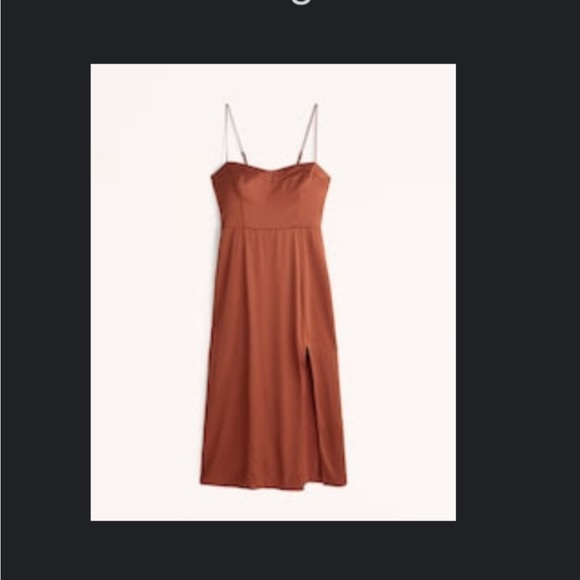 NWT High-Slit Midi Dress - Picture 1 of 7